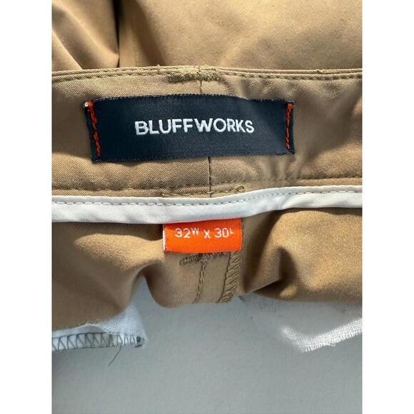 Bluffworks Ascender Pants 32x29 Khaki Chino Tailored Fit - Picture 5 of 8